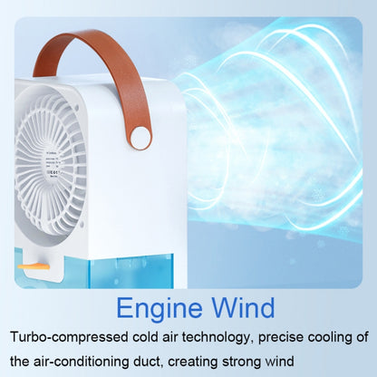 MT-F60 Smart Digital Display USB Charging Air Cooler Desktop Mist Humidification Fan, Mode: Remote Control Version by buy2fix