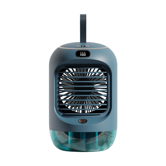 Ventilateur d'humidification rotatif RD22, lumière chaude, lumière d'ambiance, tête à secousse automatique avec affichage numérique, refroidisseur d'air (vert)
