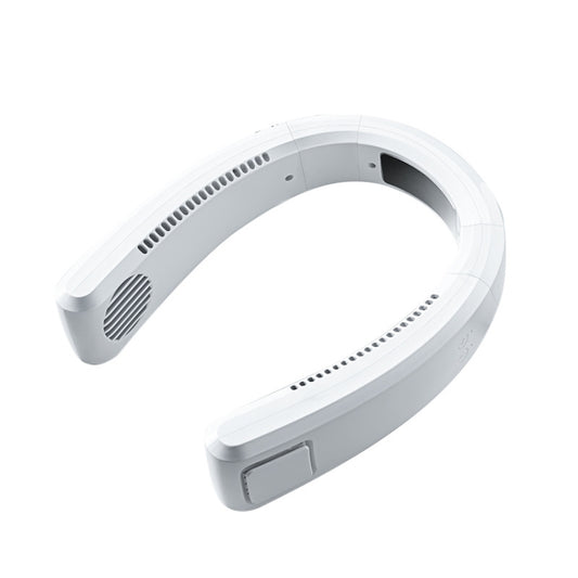 WT-F54 Wind From All Sides Long Battery Life Semiconductor Cooling Hanging Neck Fan(White) by buy2fix