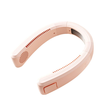 WT-F54 Wind From All Sides Long Battery Life Semiconductor Cooling Hanging Neck Fan(Pink) by buy2fix