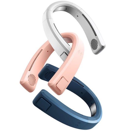 WT-F54 Wind From All Sides Long Battery Life Semiconductor Cooling Hanging Neck Fan(Pink) by buy2fix