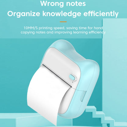 A31 Bluetooth Handheld Portable Self-adhesive Thermal Printer, Color: Pink+5 Rolls Printer Paper by buy2fix