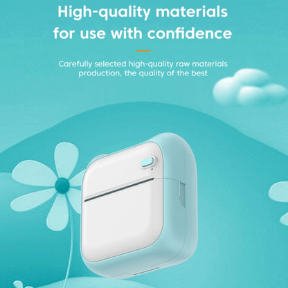 A31 Bluetooth Handheld Portable Self-adhesive Thermal Printer, Color: Pink+5 Rolls Printer Paper by buy2fix