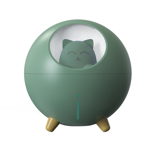 WT-TX5 USB Direct Insert Version Humidifier Mini Planet Cat Desktop Purifier(Green) - Air Purifiers & Accessories by buy2fix | Online Shopping UK | buy2fix