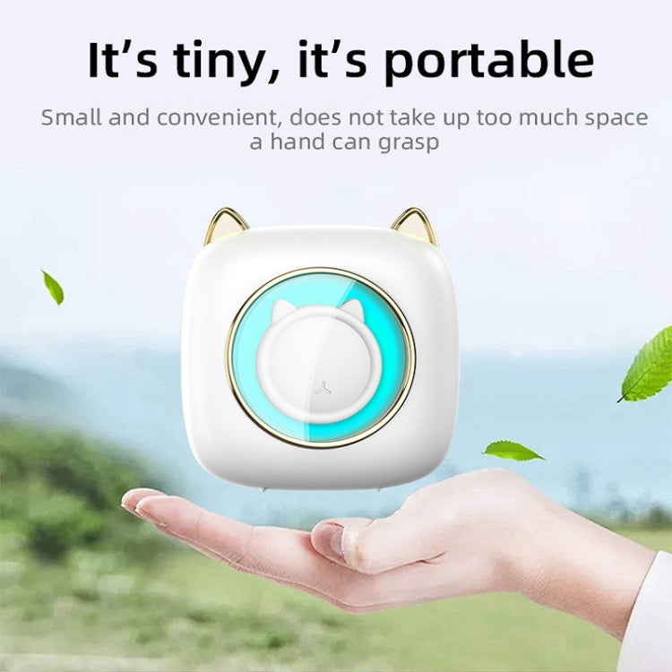 C23 Seven Colors Atmosphere Breathing Light Wireless Thermal Printer, Color: Blue Standard by buy2fix