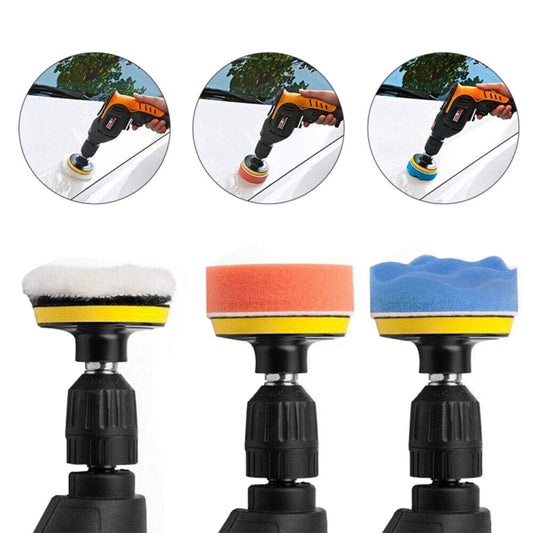 22 In 1 3 Inch Polishing Waxing Pad Sponge Buffing Kit - Polishing Machine & Accessories by buy2fix | Online Shopping UK | buy2fix