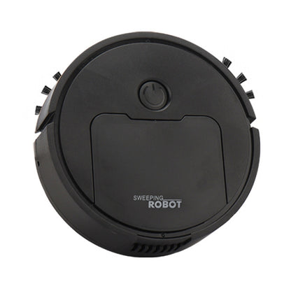 3 in 1 Mini Vacuum Cleaner Intelligent Sweeping Robot(Black) by buy2fix