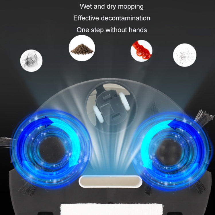 3 in 1 Mini Vacuum Cleaner Intelligent Sweeping Robot(Black) by buy2fix