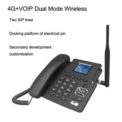 P03 4G+VOIP Dual Mode Wireless Fixed Line SIP Network Phone IP Enterprise Office Phone Wireless Landline by buy2fix