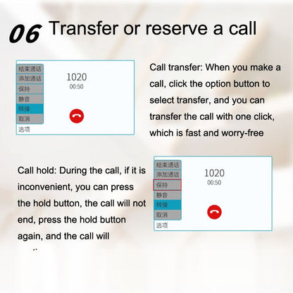 P03 4G+VOIP Dual Mode Wireless Fixed Line SIP Network Phone IP Enterprise Office Phone Wireless Landline by buy2fix