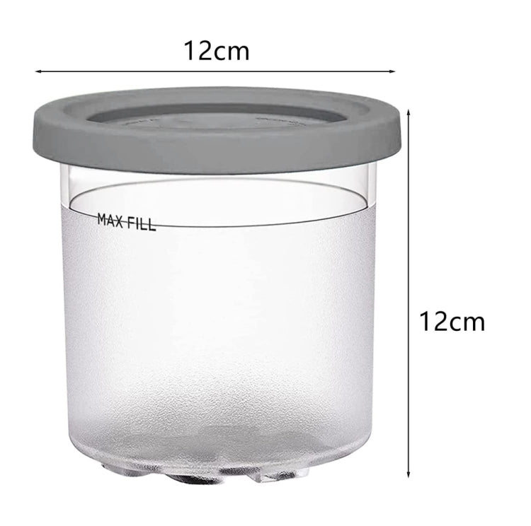 For Ninja NC299AMZ NC300 Ice Cream Storage Containers with Lids, Speci: 4 Cups - Food Disposer Parts by buy2fix | Online Shopping UK | buy2fix
