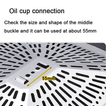 F025 Stainless Steel Plastic Range Hood Oil Cup Oil Receiver - Range Hood Parts by buy2fix | Online Shopping UK | buy2fix