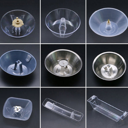 F009 Stainless Steel 3 Claw Round Oil Cup Range Hood Accessories Oil Connection Box - Range Hood Parts by buy2fix | Online Shopping UK | buy2fix