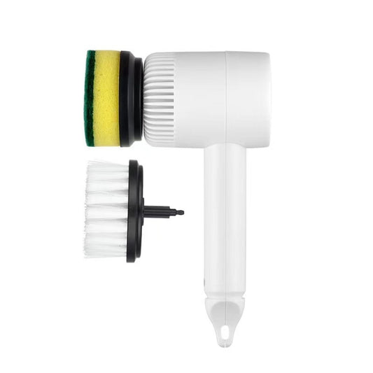 Wireless Electric Cleaning Brush USB Rechargeable Kitchen Bathtub Tile Cleaning Brushes White 800 mAh - Sponges, Cloths & Brushes by buy2fix | Online Shopping UK | buy2fix