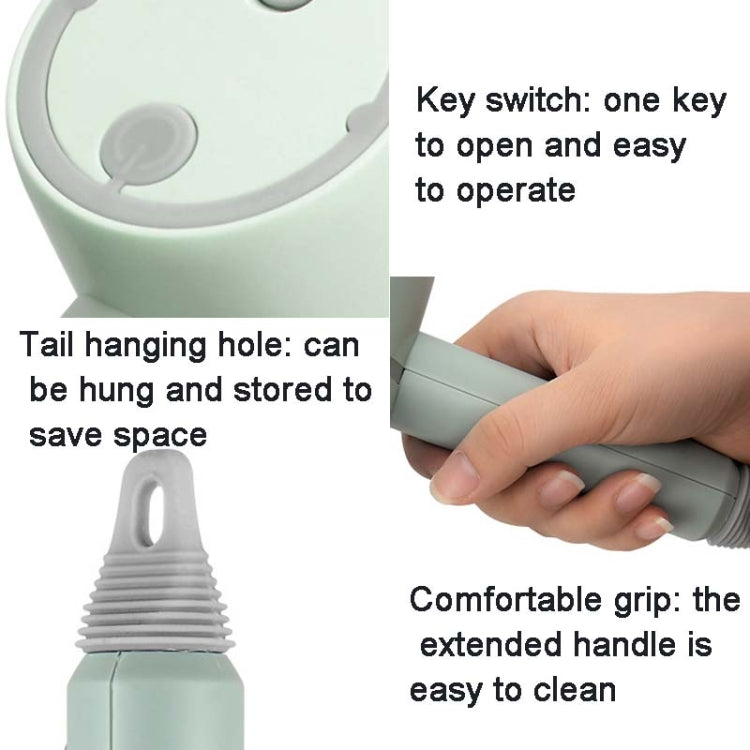 Wireless Electric Cleaning Brush USB Rechargeable Kitchen Bathtub Tile Cleaning Brushes Pink 1200 mAh - Sponges, Cloths & Brushes by buy2fix | Online Shopping UK | buy2fix
