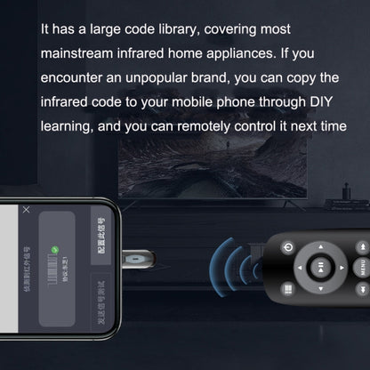R10 Phone Smart Infrared Transmitter Learning Type Long Distance Remote Control, Interface: 8 Pin - Phone Remote Control by buy2fix | Online Shopping UK | buy2fix