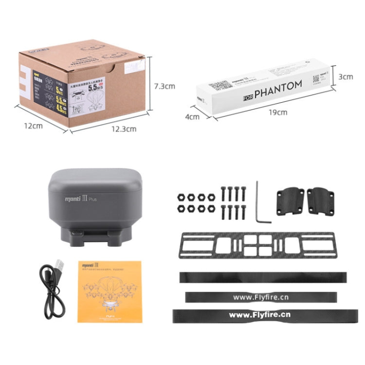 Manti 3 Plus Parachute for DJI Phantom 2 / 3 / 4 Improve Safety Slow Down Fall Speed Accessories by buy2fix