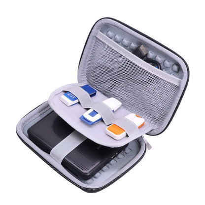 GH1716 2.5 inch EVA Hard Shell Mobile Hard Disk Storage Box Power Supply Bag(Black) by buy2fix