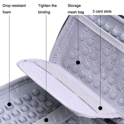 GH1716 2.5 inch EVA Hard Shell Mobile Hard Disk Storage Box Power Supply Bag(Black) by buy2fix