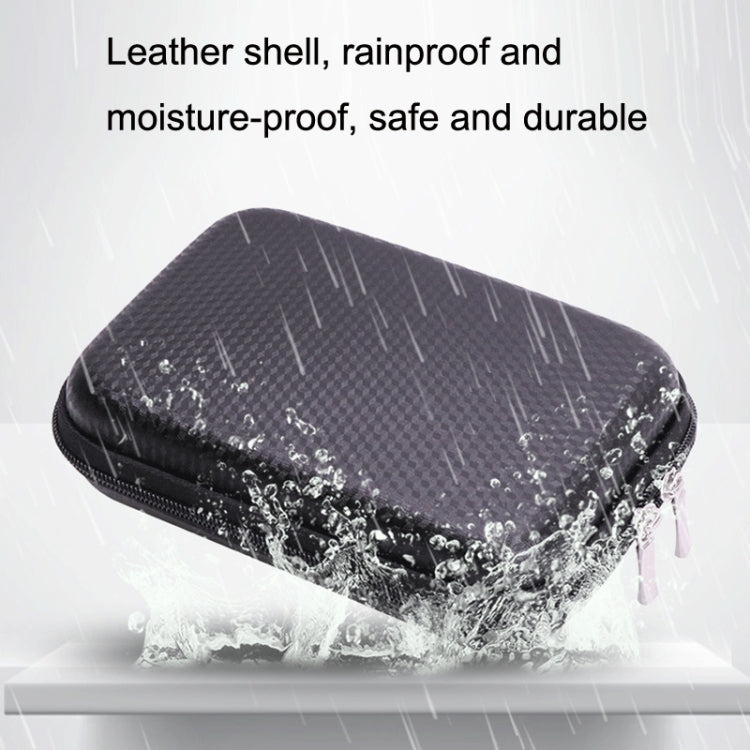 GH1716 2.5 inch EVA Hard Shell Mobile Hard Disk Storage Box Power Supply Bag(Black) by buy2fix