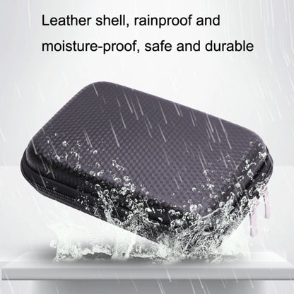 GH1716 2.5 inch EVA Hard Shell Mobile Hard Disk Storage Box Power Supply Bag(Black) by buy2fix