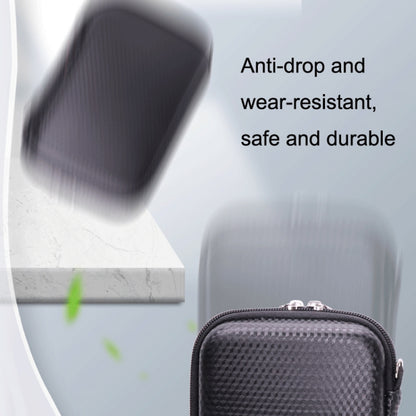 GH1716 2.5 inch EVA Hard Shell Mobile Hard Disk Storage Box Power Supply Bag(Black) by buy2fix