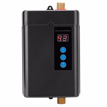 EU Plug 4000W Electric Water Heater With Remote Control Adjustable Temperate(Black) - Water Heaters & Accessories by buy2fix | Online Shopping UK | buy2fix