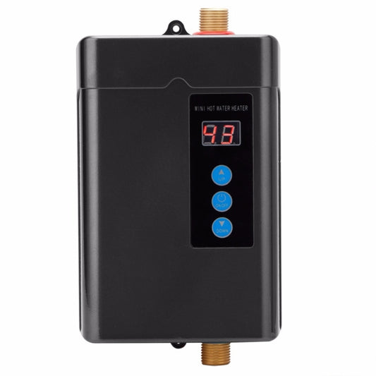 EU Plug 4000W Electric Water Heater With Remote Control Adjustable Temperate(Black) - Water Heaters & Accessories by buy2fix | Online Shopping UK | buy2fix