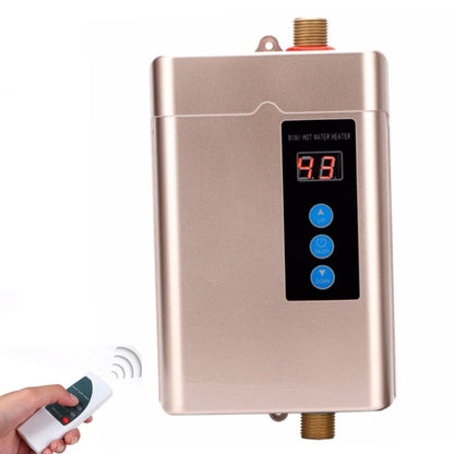 UK Plug 3000W  Electric Water Heater With Remote Control Adjustable Temperate(White) - Water Heaters & Accessories by buy2fix | Online Shopping UK | buy2fix