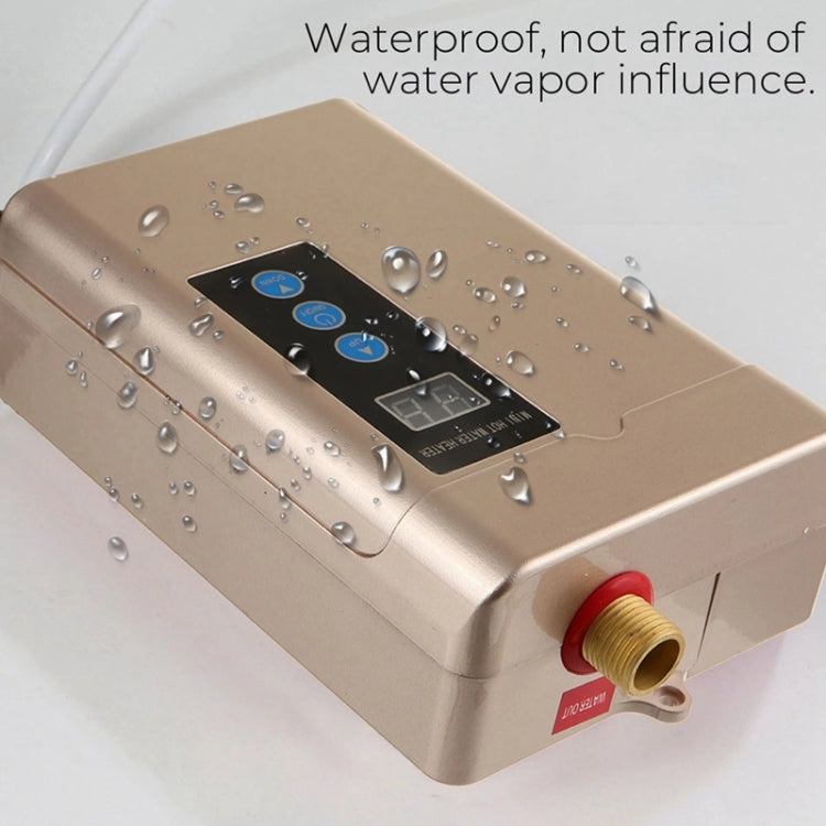 UK Plug 3000W  Electric Water Heater With Remote Control Adjustable Temperate(White) - Water Heaters & Accessories by buy2fix | Online Shopping UK | buy2fix