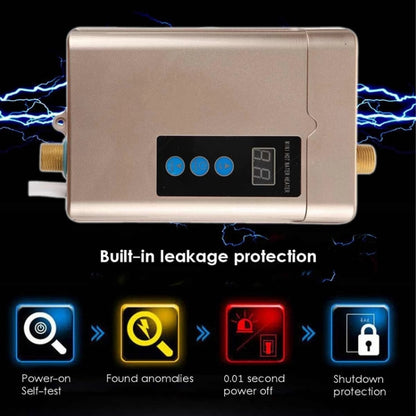 UK Plug 3000W  Electric Water Heater With Remote Control Adjustable Temperate(White) - Water Heaters & Accessories by buy2fix | Online Shopping UK | buy2fix