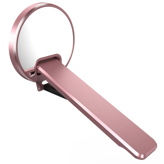 Aluminum Alloy Mobile Phone Bracket Ultra-thin Rotating Back Stick Lollipop Mirror Bracket(Pink) - Desktop Holder by buy2fix | Online Shopping UK | buy2fix