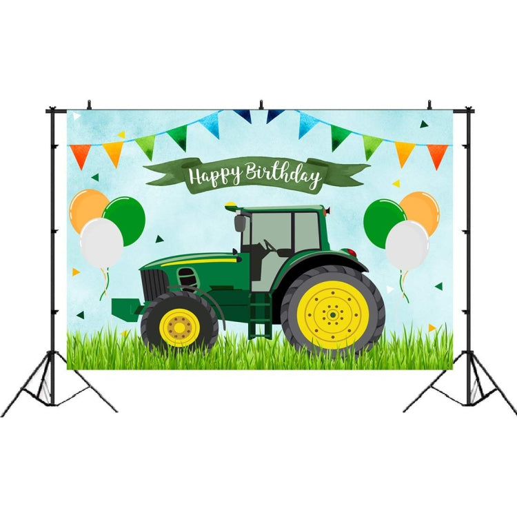 210x180cm Tractor Theme Birthday Backdrop Boy Farm Happy Birthday Background Party Decorations by buy2fix
