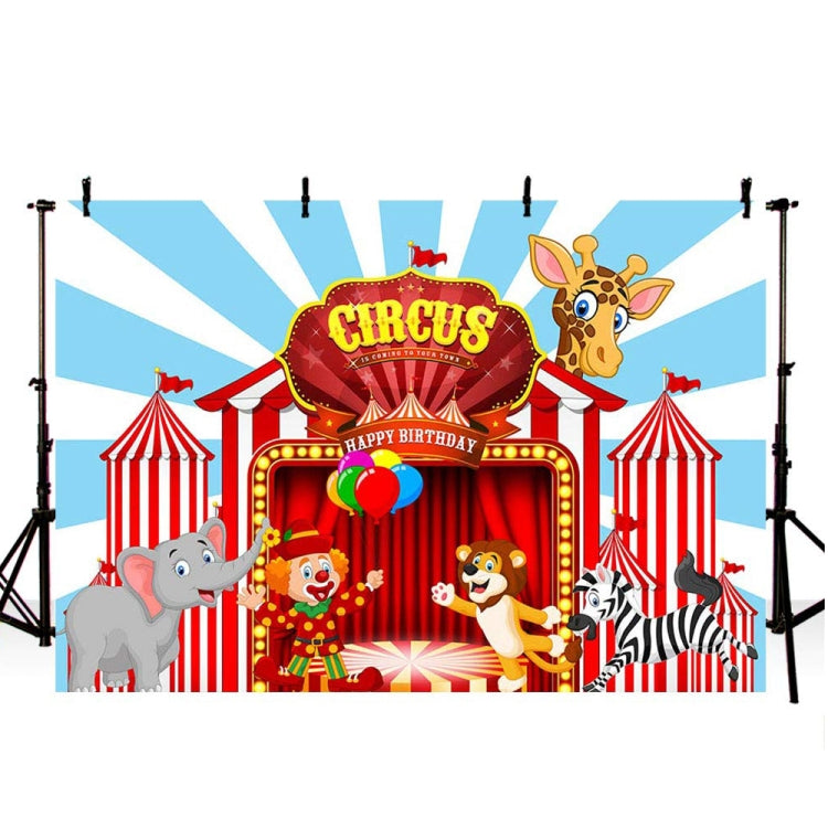 Circus Backdrop Carnival Party Decorations Banner For Birthday 150 x 100cm by buy2fix
