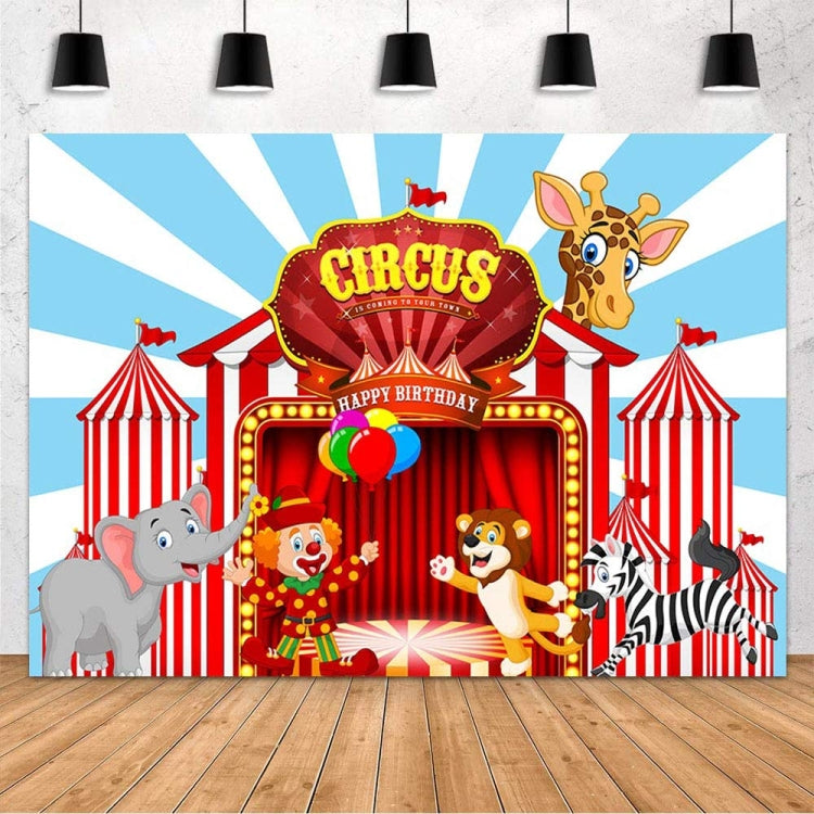 Circus Backdrop Carnival Party Decorations Banner For Birthday 150 x 100cm by buy2fix