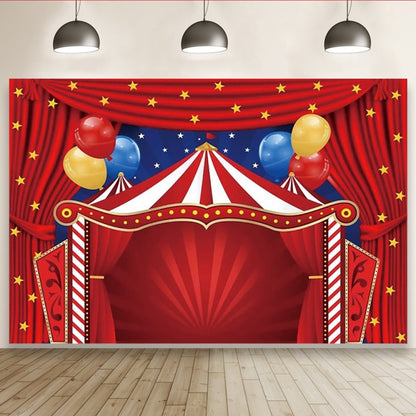 150 x 100cm Circus Clown Show Party Photography Background Cloth Decorative Scenes(MDN11760) by buy2fix