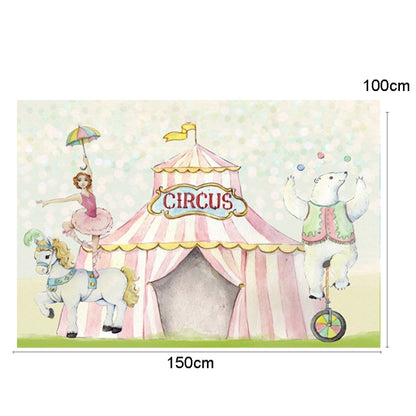 150 x 100cm Circus Clown Show Party Photography Background Cloth Decorative Scenes(MDN11760) by buy2fix