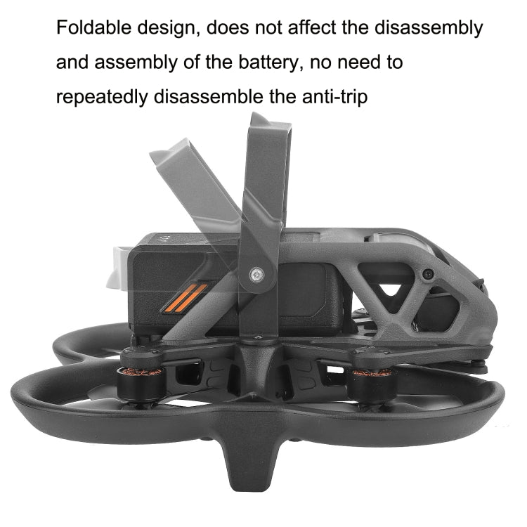 Sunnylife AT-DC503 For DJI Avata Battery Anti-Release Buckle Anti-Loose Falling Folding Buckle(Black) - Other by Sunnylife | Online Shopping UK | buy2fix