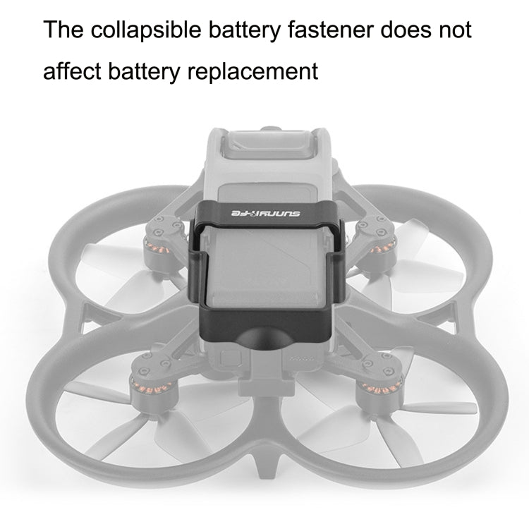 Sunnylife AT-DC503 For DJI Avata Battery Anti-Release Buckle Anti-Loose Falling Folding Buckle(Black) - Other by Sunnylife | Online Shopping UK | buy2fix