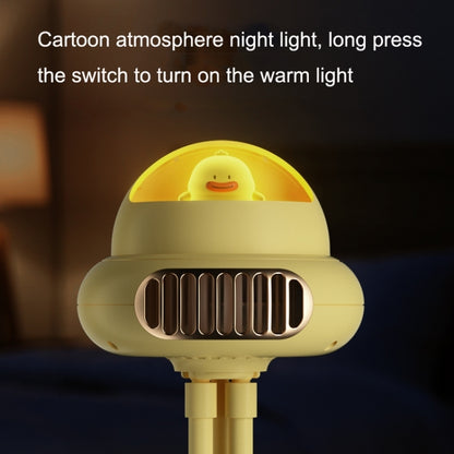 Shaking Head Stroller Fan Leafless Octopus Mute Portable Mini Fan Shaking Head Version (Yellow) by buy2fix