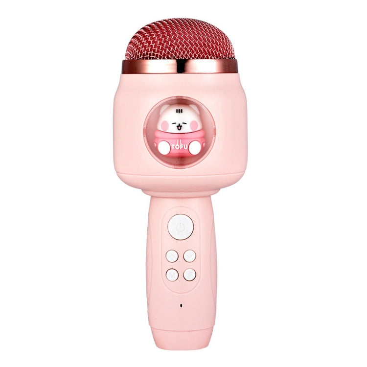 Children Wireless Microphone Bluetooth Phone Singing Microphone(Pink) by buy2fix
