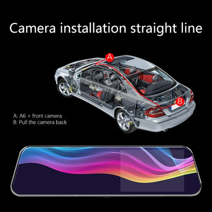Anytek A6 5 inch HD Dual Record Lens Driving Recorder Car Rear View Mirror Image Car - Car DVRs by Anytek | Online Shopping UK | buy2fix