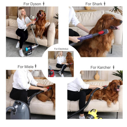 For Dyson V6 V7 V8 V9 Meile Vacuum Cleaner Pet Hair Removal Brush, Spec: Brush With V8 Adapter by buy2fix