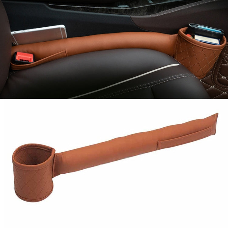 Car Seat Gap Leak-Proof Plugs Debris Storage Bag, Color: Brown Principal Driver by buy2fix