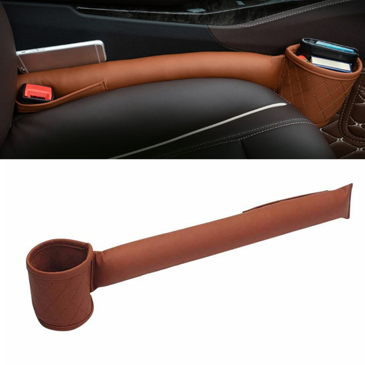 Car Seat Gap Leak-Proof Plugs Debris Storage Bag, Color: Brown Co-pilot by buy2fix