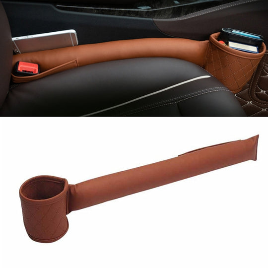 Car Seat Gap Leak-Proof Plugs Debris Storage Bag, Color: Brown Co-pilot