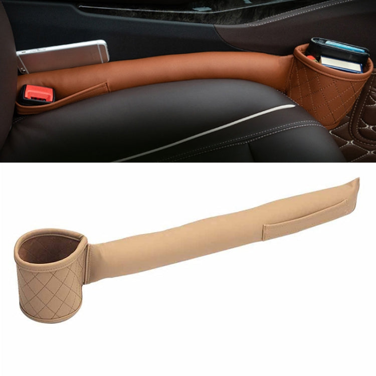 Car Seat Gap Leak-Proof Plugs Debris Storage Bag, Color: Beige Principal Driver by buy2fix