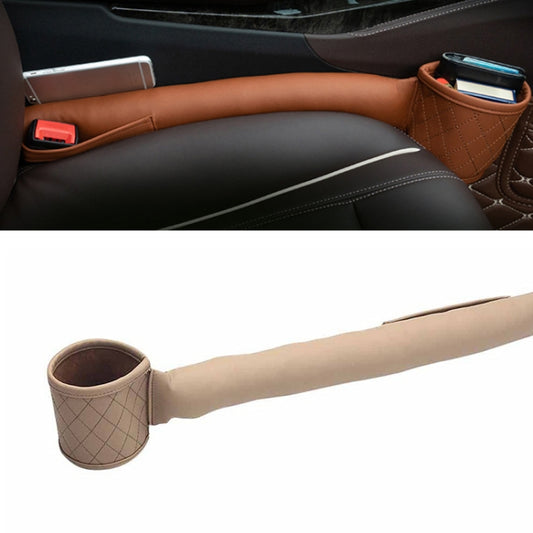 Car Seat Gap Leak-Proof Plugs Debris Storage Bag, Color: Beige Co-pilot by buy2fix