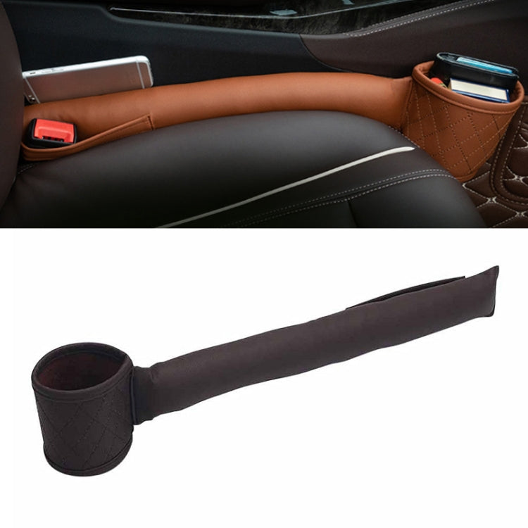 Car Seat Gap Leak-Proof Plugs Debris Storage Bag, Color: Dark Brown Co-pilot by buy2fix