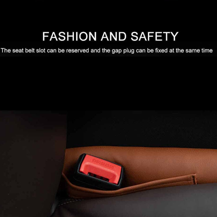 Car Seat Gap Leak-Proof Plugs Debris Storage Bag, Color: Brown Principal Driver by buy2fix